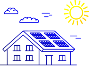 Residential solar simplified infographic