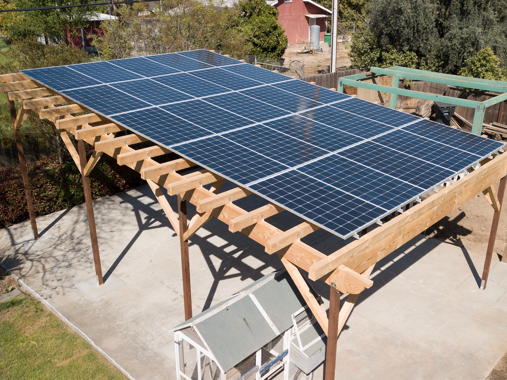 Residential Solar Patio Mount Fresno California