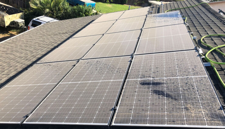 Supreme Solar Professional Solar Panel Cleaning Service Before