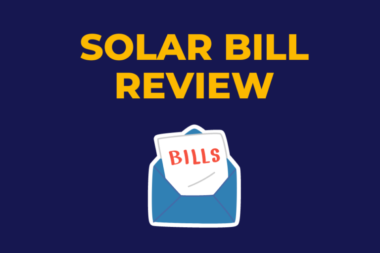 Solar bill review