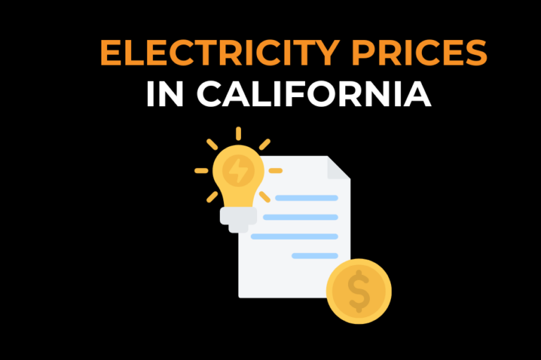 Electricity prices in California