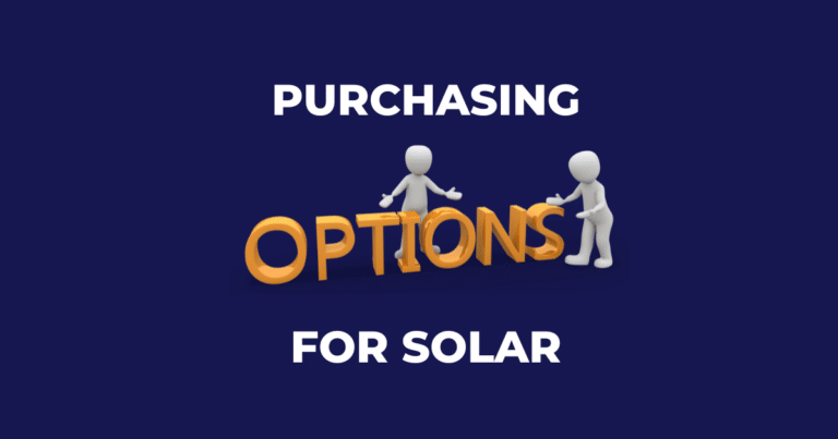 Financing vs paying cash: purchasing options for solar