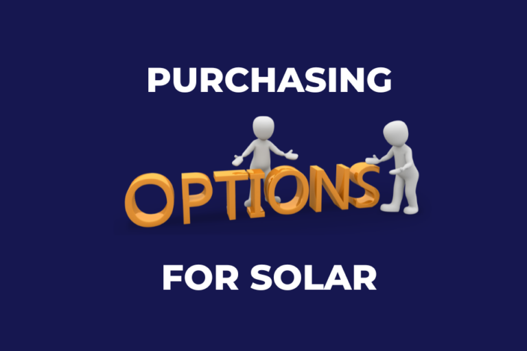 Financing vs paying cash: purchasing options for solar