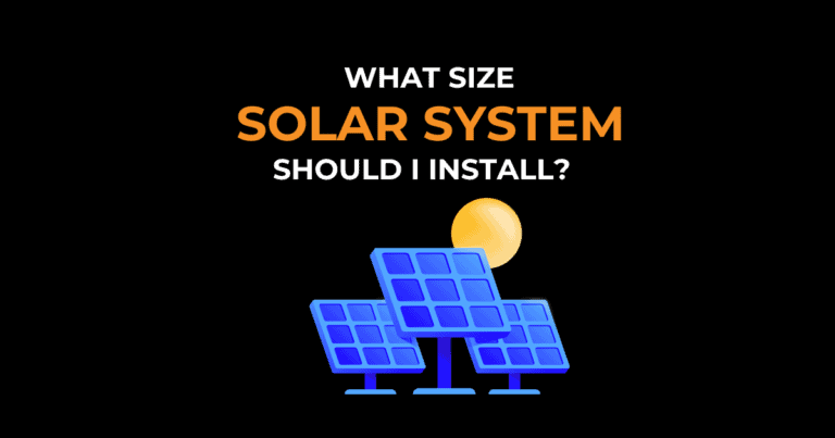 Sizing Your Solar System