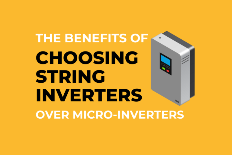 The Benefits of Choosing String Inverters Over Micro-Inverters for Ground-Mount Solar Systems