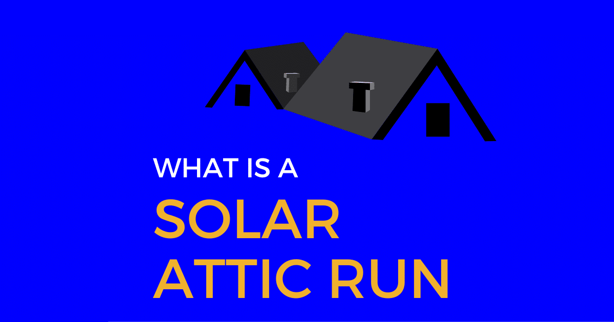 What is an attic run?