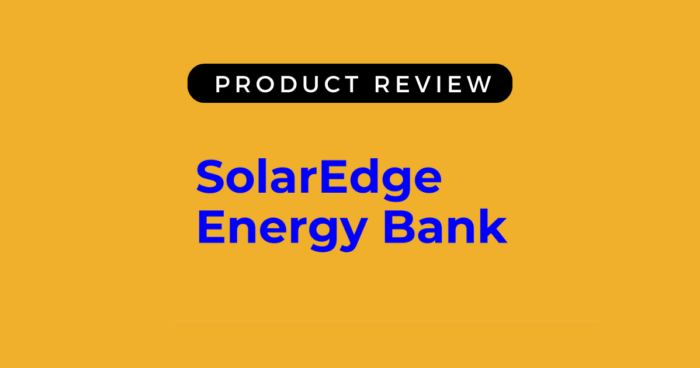 SolarEdge Energy Bank