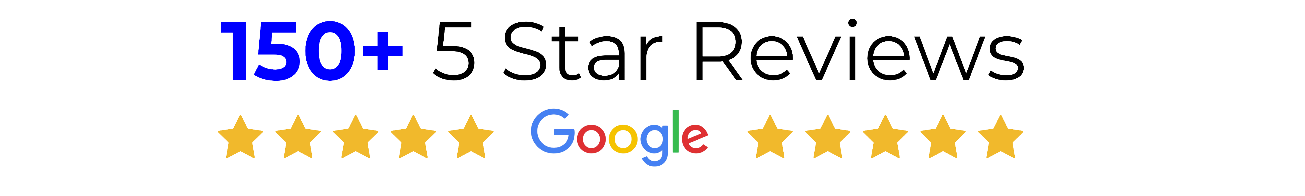 5 Star Google Reviews or Ratings
