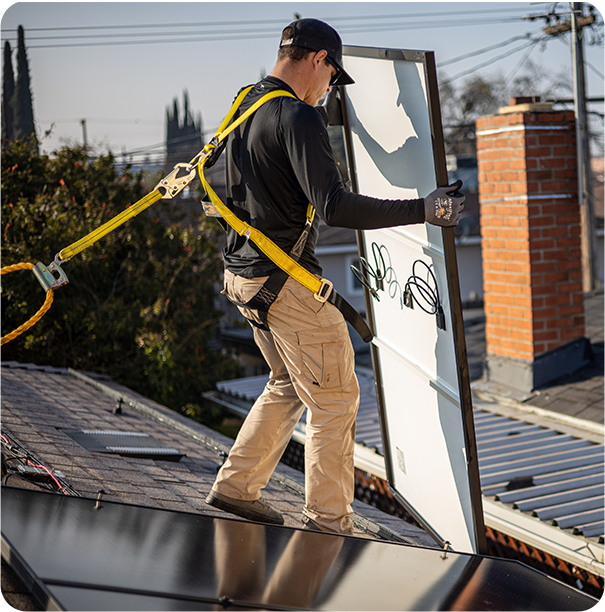 supreme solar installing panels