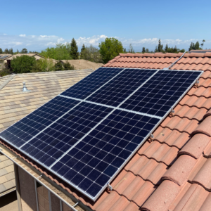 close up view of solar roof panels from supreme solar