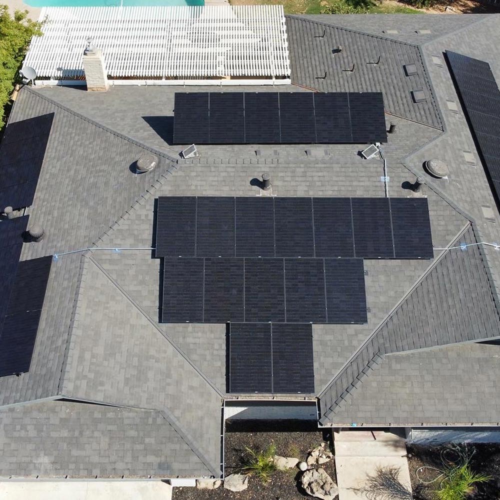 Home solar installation by Supreme Solar and Electric