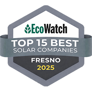EcoWatch: Top 15 Best Solar Companies, Palm Fresno 2025 Seal