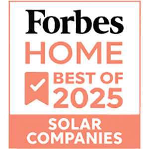 Forbes Home Best of 2025, Solar Companies Seal